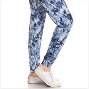 Blue Tie Dye Joggers